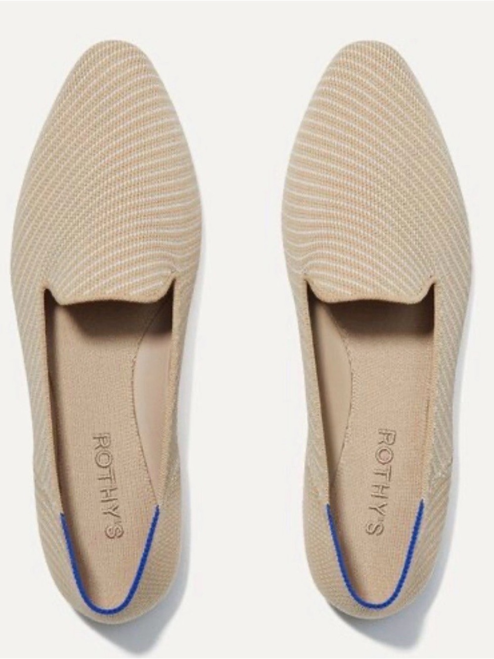 Rothy's Almond beige "Chai Twill" Loafers